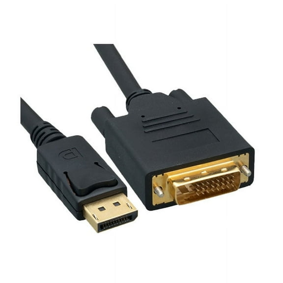 Cable Wholesale DisplayPort to DVI Video Cable- DisplayPort Male to DVI Male- 10 foot