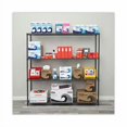 thumbnail image 6 of Alera BA Plus Wire Shelving Kit, Four-Shelf, 72w x 18d x 72h, Black Anthracite Plus, 6 of 9