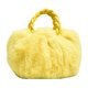 thumbnail image 2 of Bolsa cruzados esponjosos con asa tejida para mujeresde viaje para niñas (amarillo) Likrtyny Para Estrenar, 2 of 8