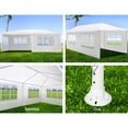 thumbnail image 3 of Backyard Canopies 10x20' Outdoor Garden Gazebo Wedding Party Tent Canopy Marquee with 6 Removable Sidewalls (Old Sku: W2185P192559),Portable Canopies, 3 of 7