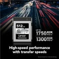 thumbnail image 4 of Silver Series Professional 512GB CFexpress Type-B Memory Card, 4 of 7