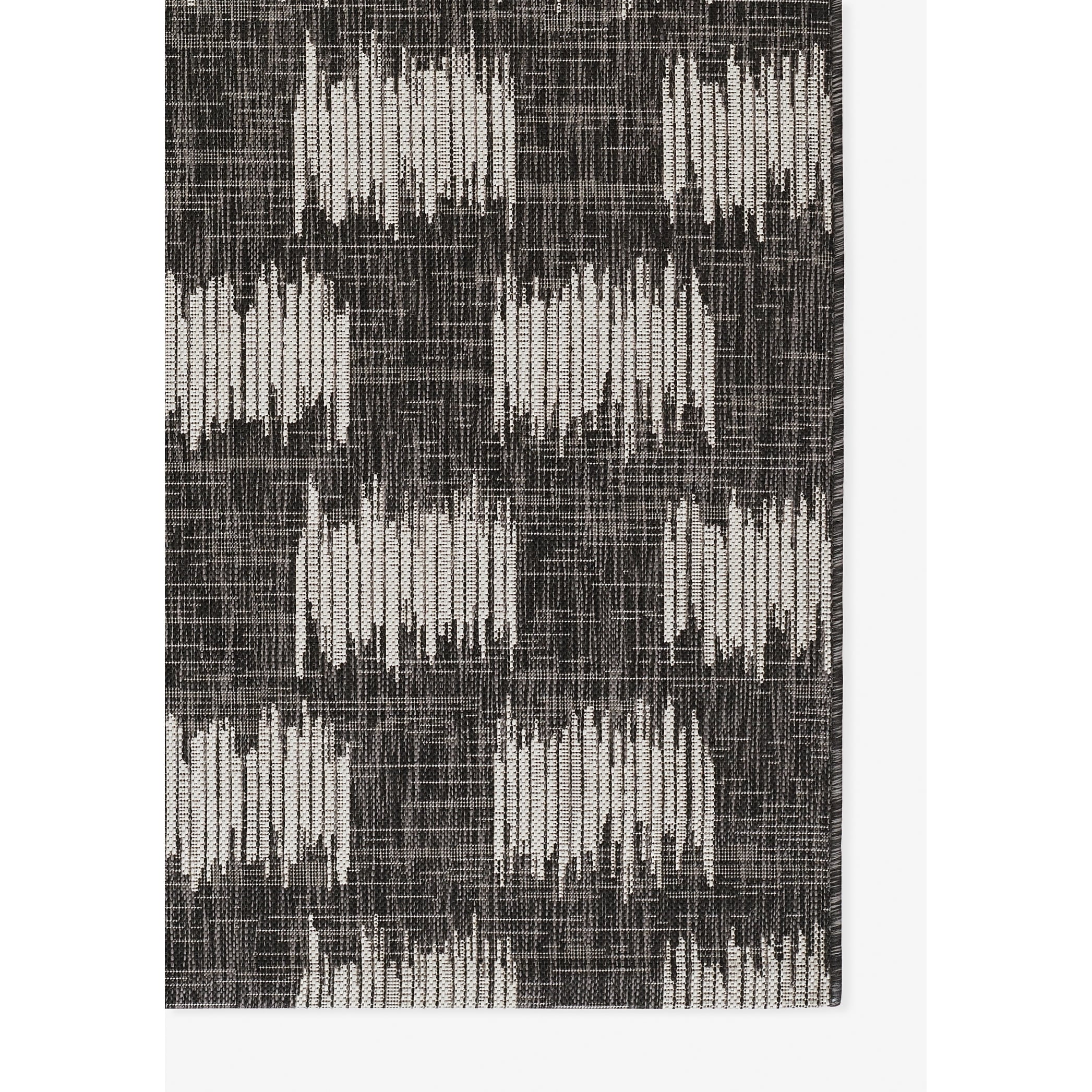 Novogratz by Momeni Villa Turin Charcoal Indoor Outdoor Rug 9'3" X 12'6"