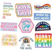 Pride Sticker Extra Large Stickers for Adults Funny Adhesives with Memes