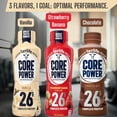 thumbnail image 5 of Fairlife Core Power 26g Protein Milkshake - Chocolate, Strawberry Banana, Vanilla - 12 Pack of 14oz, 5 of 7