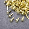 thumbnail image 3 of 300 Pcs Brads Metal Clips Paper Clips Round Head Clips for School Office Scrapbooking DIY Crafts, 3 of 4