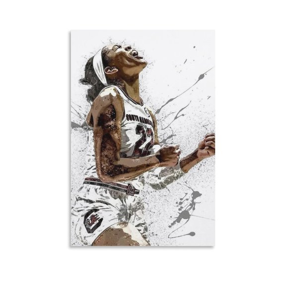 A'ja Wilson Poster Canvas Poster Artworks Canvas Poster Room Aesthetic Wall Art Prints Home Modern Decor Gifts 16x24inch(40x60cm)