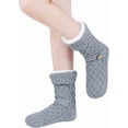 thumbnail image 4 of Winter Womens Warm Fluffy Slipper Socks, Soft Cozy Fuzzy Christmas Sock with Non-Slip Grippers for ladies Gifts, 4 of 7