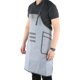 thumbnail image 4 of Delantal ajustable con múltiples bolsillos para cocina, barbacoa, cocina, restaurante, cafetería, uniforme de trabajo, delantal para barbacoa, 4 of 5