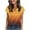 Yellow, variant on XYAIXT Short Sleeve T-shirt for Women Fashionable Print V Neck Ladies Blouse Summer Tops Casual Loose