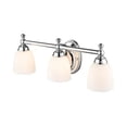 thumbnail image 4 of 4423-CH Millennium Lighting 3 Light Bath Vanity-8 Inch Tall and 21.5 Inch Wide-Chrome Finish, 4 of 4