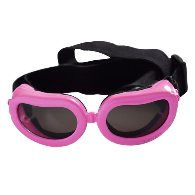 Enjoying Gafas de Sol de Perros Pequeños UV Lentes de Sol para Perritos Prueba de Viento/Nieve Gafas para Mascota, Rosa