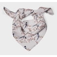 thumbnail image 3 of Bimba Gray Floral & Paradise Whydah Bird Pure Silk Printed Head Bandanas Summer Neck Wrap Scarf 40 x 80 Inches, 3 of 6