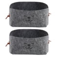 thumbnail image 1 of Felt Storage Box, Felt Basket Convenient Foldable  For Office For Home, 1 of 8