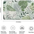 thumbnail image 2 of Cute Green Bathroom Rugs Plant Bath Mat, Non Slip Back Washable Bathroom Rug for Decor, Small Bathroom Tub Rug Leaf Shower Mat Boho Floor Mats Doormat. 27x17inch, 2 of 6