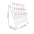 thumbnail image 3 of Metal Dish Drying Rack Labware Stand Laboratory Drying Tray Science Drying Rack Lab Drying Rack Cup Drainer Rack, 3 of 3