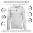 thumbnail image 2 of 3-Pack Men's Long Sleeve Thermal Shirts (S-5XL), 2 of 3