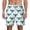 White, variant on Cartoon Shark for Men's Swimming Trunks Swim Trunks Quick Dry Swim Shorts with Mesh Lining Funny Swimwear Bathing Suits