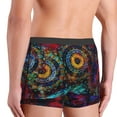 thumbnail image 4 of Rateoe Mandala Colorful Mens Boxer Briefs Poly Spandex Performance Boxer Briefs Underwear Hem Boxer Briefs - Small, 4 of 8