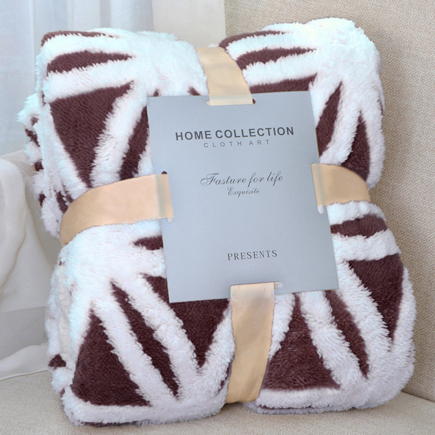 LOMAO Sherpa Fleece Blanket Fuzzy Soft Throw Blanket Dual Sided