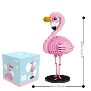 1PC Flamingo Building Block Toys Animal Mini Building Block DIY Puzzle Assembly Building Blocks Childrens Toys Christmas Gifts