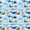 Blue, variant on Feelyou Watercolor Marine Animal Bed Sheets for Boys Girls, Dolphin Sea Turtle Shark Whale Ocean King Sheets, Blue, 4-Piece