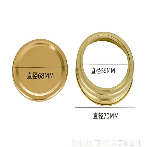 ACDANC 12 Set of Wide Mouth Canning Lids with Rings Mason Jar Lids Set Mason Jar Airtight Lids