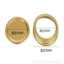 ACDANC 12 Set of Wide Mouth Canning Lids with Rings Mason Jar Lids Set Mason Jar Airtight Lids