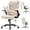 White, variant on EBQOSK PU Leather Office Chair with Adjustable Flip-up Armrest,Lumbar Support, Strong Metal Base Brown