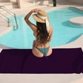 thumbnail image 7 of GZHJMY Beach Towel for Women Girls, Dark Purple Solid Color Bath Towel, Oversized Lightweight Sport Towel, 31x51 Inch, 7 of 7