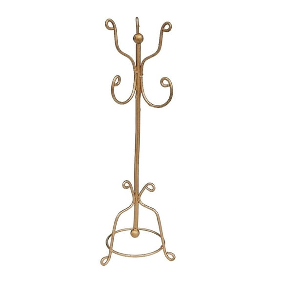 Easy Assembly Dollhouses Clothes Hanger Retro Iron Design Coat Rack For 1/12 Scale Miniature Bedroom Display Decoration