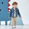 thumbnail image 5 of Boys' Denim Trucker Jacket Blue 90, 5 of 7