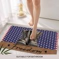 thumbnail image 3 of Freedom Boots Door Mat&nbsp;Indoor Outdoor Entrance, Non Slip Small Rug for Kitchen Bathroom Entryway Rug, Independence Star Striped Vintage Washable Doormat Floor Mat 18x30 Inch, 3 of 8