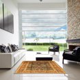 thumbnail image 6 of Ahgly Company Indoor Rectangle Mid-Century Modern Fire Brick Red Oriental Area Rugs, 5' x 8', 6 of 6