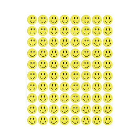 School Smart Smiley Face Mixed Emoji Stickers, 50 Sheets, Pack of 1780