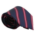 thumbnail image 4 of Corbata de hombre, corbata clásica a rayas para hombre, corbata a rayas, corbata informal, rendimiento finamente ajustado, 4 of 12