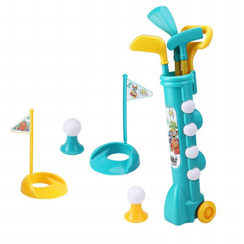Golf Toy Set for Kids Toddlers Kids Toy Golf Clubs Set with 1 Golf Cart