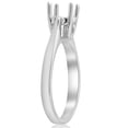 thumbnail image 4 of Pompeii 14K White Gold Cathedral Solitaire Mount Engagement Ring Setting (,), 4 of 4