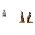 thumbnail image 1 of Estatua de Guan Yin, figura de resina, estatua de gato, sujetalibros, escultura, adorno de mesa, artesanía tradicional, adecuada para la decoración de, 1 of 8