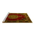 thumbnail image 2 of Ahgly Company Machine Washable Indoor Rectangle Persian Yellow Traditional Area Rugs, 4' x 6', 2 of 4