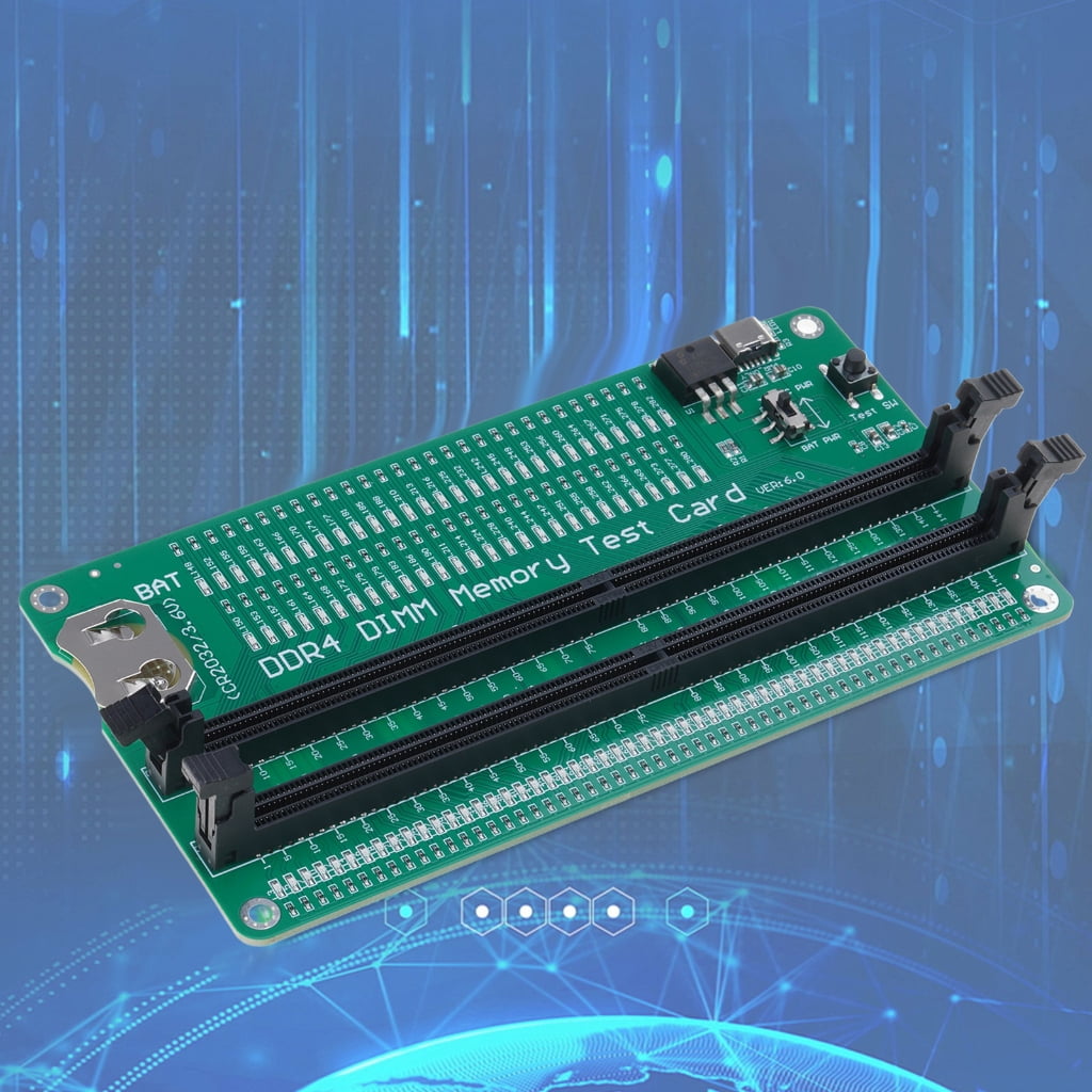 DDR4 DIMM Memory Tester DDR4 Memory Test Card with LED Indicators Desktop Computer for Desktop Computer DDR4