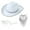 White, variant on Cowgirl Costume for Women, Bling Cowboy Hat with Heart Glasses Bandana, Carnival Dress up Supplies, 3 PCS Cowgirl Pack for Parties