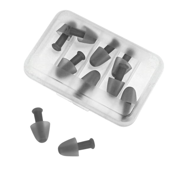 Unique Bargains 5 Pair Swimming Ear Plugs Mushroom-shaped Waterproof Ear Protection Black