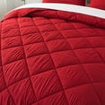thumbnail image 4 of JML 2 Pieces Red Twin Comforter Set, Soft Microfiber Bedding Set With 1 Comforter and 1 Pillow Case Suit for All Seasons, 4 of 8