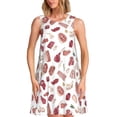 thumbnail image 1 of Disketp Different Meat para Vestido sin Mangas para Mujeres, Vestidos de Verano para Mujeres, Casual y Holgado para la Playa, 1 of 7