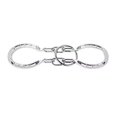 thumbnail image 4 of SHUYUE Classical Metal Horseshoe Puzzle Traditional Brain Teaser Puzzles Jigsaw Toy (Silver), 4 of 6