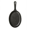 thumbnail image 5 of Lodge Cast Iron10" x 7.5" Oval Serving Griddle with Handle, LOS3, Black, 5 of 5