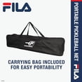 thumbnail image 5 of FILA Accessories Pickleball Regualtion Size 22ft All-Weather Net, Includes Carry Bag, 5 of 9