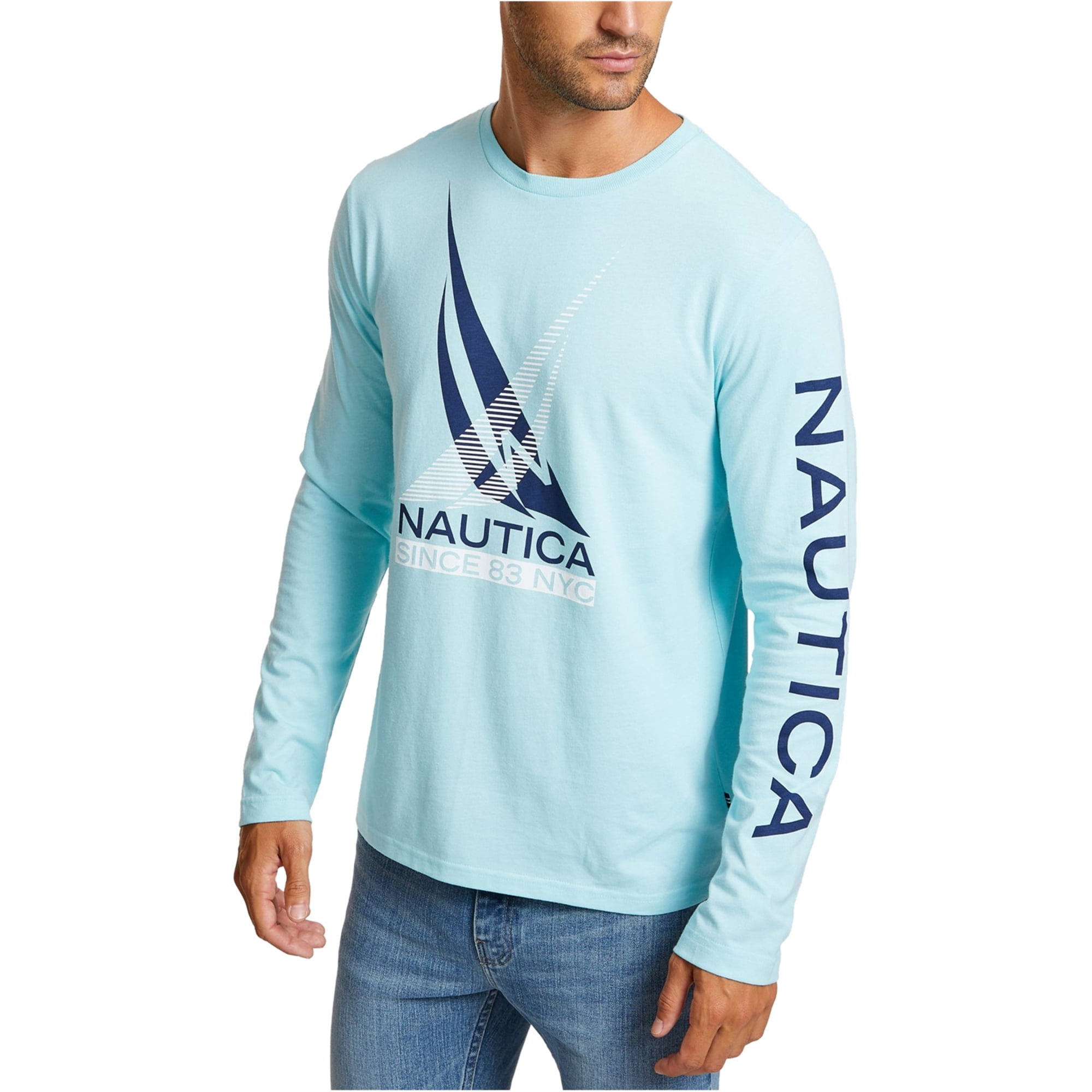 Nautica Mens Exel Logo Graphic T-Shirt 