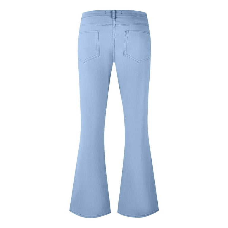 Vtg 90s Y2K Flare Bell Bottom Jeans (28x29) Skater Grunge