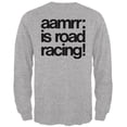 thumbnail image 2 of AAMRR is Road Racing Vintage Mens Long Sleeve T Shirt Heather X-LG, 2 of 2